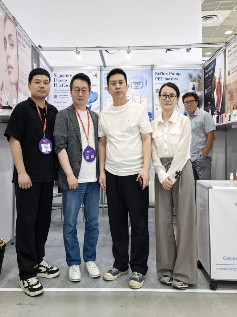 Our sales team with clients
