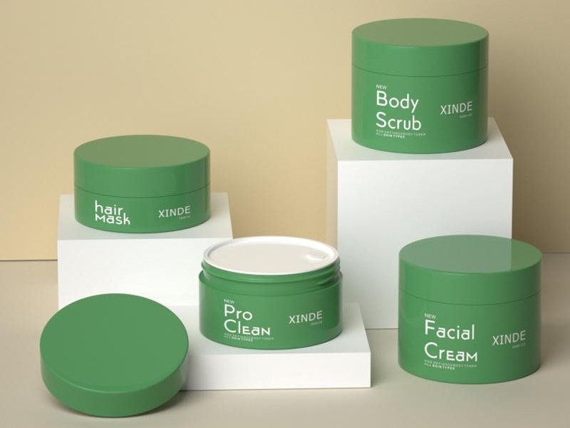 Frosted Craft Cream Jar