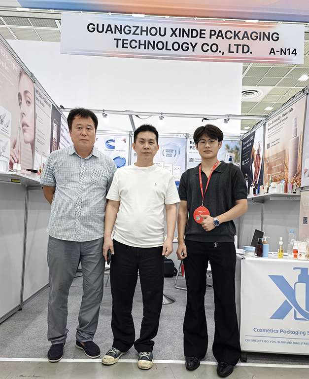Our sales team with client