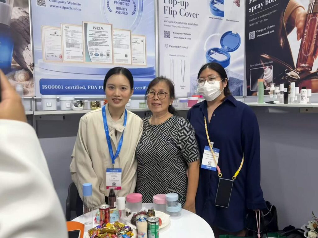 Our professional salesperson Kristen and customers